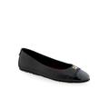 Women's Piper Casual Flat by Aerosoles in Black Leather (Size 6 M)