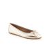 Women's Pia Casual Flat by Aerosoles in Soft Gold (Size 10 M)