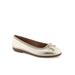 Wide Width Women's Homebet Casual Flat by Aerosoles in Soft Gold (Size 12 W)