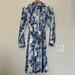 J. Crew Dresses | J. Crew Vintage Floral Stripe Shirt Dress | Color: Blue/White | Size: Xs