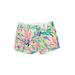 Lilly Pulitzer Khaki Shorts: Pink Print Bottoms - Women's Size 2 - Dark Wash