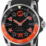 Gucci Accessories | Gucci Very Rare "Limited Edition" Men's Swiss Watch, Sapphire Crystal, Ya136333 | Color: Black/Orange | Size: 40mm