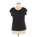 Nike Active T-Shirt: Black Activewear - Women's Size X-Large