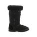 Coach Boots: Black Solid Shoes - Women's Size 5 - Round Toe