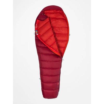 MARMOT Schlafsack Micron 40 Long, Größe L in Rot