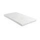 Starlight Beds 80cm x 200cm Mattress Topper, 2.5cm European Small Single Memory Foam Mattress Topper with Extreme Cooling Removable Cover, White. – 80x200x2.5cm