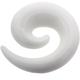 MoDTanOiz - Flesh tunnels Acrylic Spiral Gauge Earring Ear Piercing available size 8g (3mm) to 3/4" (20mm) Please Choose Color & Size, 5/8 = 16mm, Acrylic Silicone Wood, no gemstone