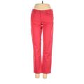 CALVIN KLEIN JEANS Jeans - Mid/Reg Rise: Red Bottoms - Women's Size 4 - Sandwash