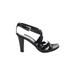 Donald J Pliner Heels: Black Solid Shoes - Women's Size 6 - Open Toe