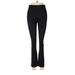 Anthropologie Casual Pants - Mid/Reg Rise Skinny Leg Boot Cut: Black Bottoms - Women's Size 4