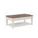 F&L Homes Studio Florian Coffee Table Wood in Brown/White | 20 H x 52 W x 30 D in | Wayfair FLLVS0S1F6G6C2