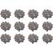 The Holiday Aisle® PMU Decorative Star Gift Bows Small 2in (12/Pkg) Pkg/1 in White | Wayfair C70F0D5EF7164068950B37A494FB31FE