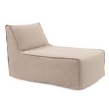 Hokku Designs Box Cushion Chaise Lounge Slipcover Linen, Leather | 31 H x 28 W x 48 D in | Wayfair BDCD74104AE44B96A123CB57E899E7B4