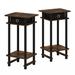 Wade Logan® Asid Sled End Table w/ Storage Wood in Brown | Wayfair 7CEF4DB87361465B8A7EC38FA67CF59D