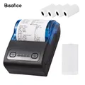 Bisovice-Mini imprimante thermique sans fil impression de tickets de caisse USB iOS Android