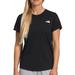The North Face Women's Elevation Short Sleeve Tee (Size XXL) Black, Polyester