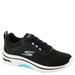 Skechers Performance Go Walk Arch Fit 2.0-Balin - Womens 8.5 Black Sneaker Medium