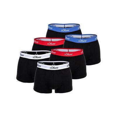 s.Oliver Boxershort 6er Pack Herren schwarz, L Image