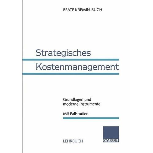 Strategisches Kostenmanagement – Beate Kremin-Buch