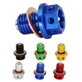 M12xP1.5 Tappo di Scarico Olio Magnetico Bullone Vite Per Yamaha YZF-R3 YZF-R25 MT-03 MT-25 YZ250 YZ250X XT250X WR250R WR250X Serow 250