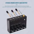 Mixer audio MAX400 Mixer audio stereo a 4 canali con interfaccia audio RCA a basso rumore Mini mixer stereo professionale per computer