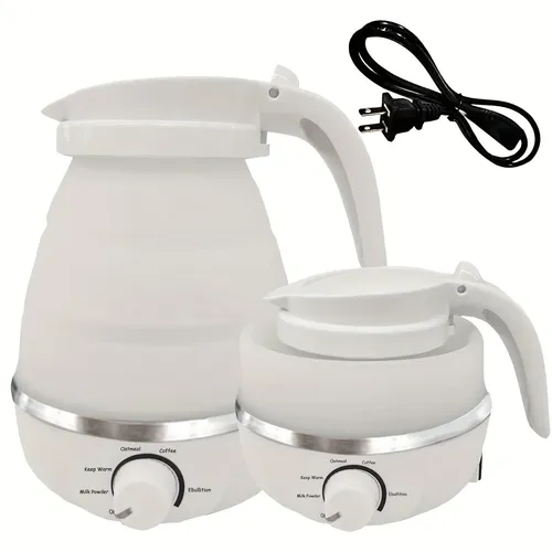Faltbarer und tragbarer Teekannen-Warmwasser bereiter 0 6 l 600W Wasserkocher für Reisen und zu