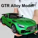 1/18 gtr grün Dämon Auto Modell Spielzeug Legierung Druckguss Metall mit Sound Light Super Sport