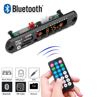 9V 12V Bluetooth 4. 0 MP3 WMA Decoder Board drahtlose Auto Audio USB TF FM Radio Modul Farbbild Image