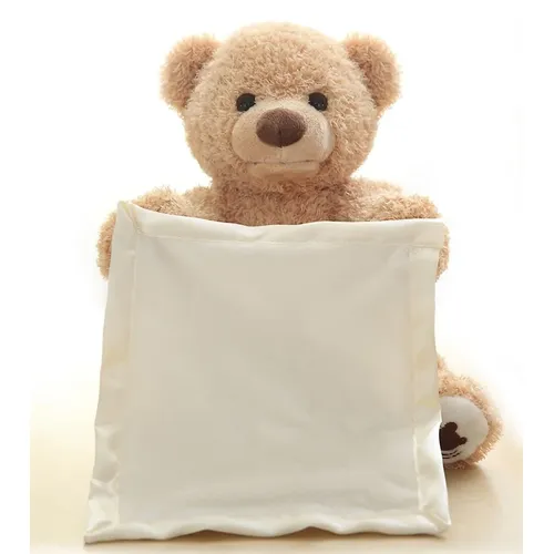 30 cm niedlichen Teddybär verstecken und suchen animierte Stofftier sprechen Bär schüchtern Bär