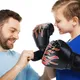 Kinder Boxen Handschuh Leder Kickboxen Schutz Handschuh Kinder Kinder Stanzen Training Sanda Sport