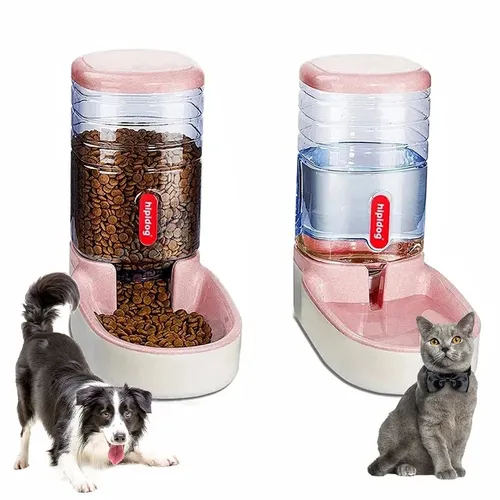 Automatischer Hunde katzen futter automat und Wassersp ender Schwerkraft futter automat und Tränke