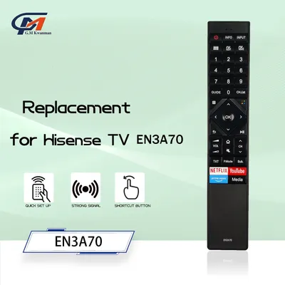 EN3A70 Neue Ersatzfernbedienung für Hisense OLED 4K TV H55O8BUK HE100LN60D 50U7QF 50U7QFTUA 55U7QF Image