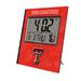 Keyscaper Texas Tech Red Raiders Cross Hatch Personalized Digital Desk Clock
