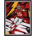 Patrick Mahomes Kansas City Chiefs Framed 30" x 40" Embellished Archival Paper Print - Art and Signed by Matt Corrado Limited Edition #1 of 3