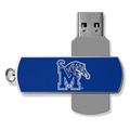 Keyscaper Memphis Tigers Solid Design 32GB Metal Twist USB Drive