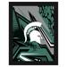 Michigan State Spartans 12" x 16" Team Comic Framed Art Print