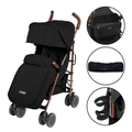 Ickle Bubba Discovery Prime Stroller (Supplier Colour: Black)