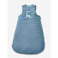 Summer Special Baby Sleep Bag, in Cotton Gauze, Little Dino blue