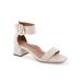 Women's Eliza Dressy Sandal by Aerosoles in White Leather (Size 6 1/2 M)