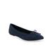 Women's Dumas Casual Flat by Aerosoles in Navy Suede (Size 9 M)