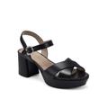 Women's Cosmos Dressy Sandal by Aerosoles in Black Leather (Size 7 M)