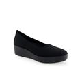 Women's Cowley Casual Flat by Aerosoles in Black Stretch (Size 5 M)