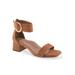Women's Eliza Dressy Sandal by Aerosoles in Tan Suede (Size 6 1/2 M)