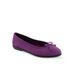 Women's Homebet Casual Flat by Aerosoles in Purple Faux Suede (Size 7 M)