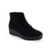 Women's Carin Bootie by Aerosoles in Black Faux Suede (Size 5 M)