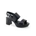 Women's Carimma Sandal by Aerosoles in Black Suede (Size 11 M)