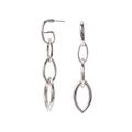 Women's Drop Chain Earrings by Accessories For All in Silver