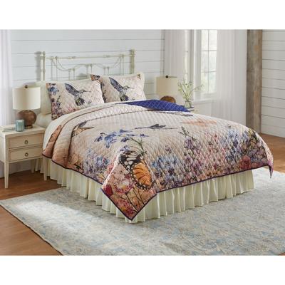 Fluttering Splendor Quilt by BrylaneHome in Butterfly (Size FL/QUE)