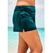 Plus Size Women's Pack N' Go Relaxed Drawstring Short by Swimsuits For All in Mediterranean (Size 6/8)