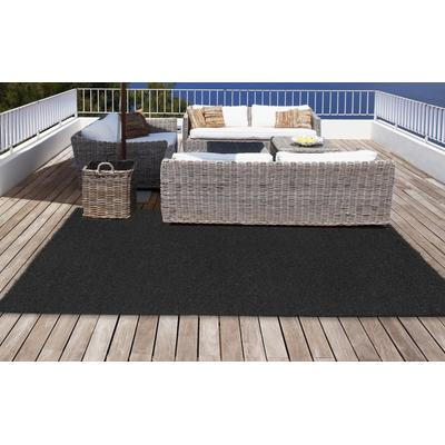 Kunstrasen ANDIAMO "Black", schwarz, B:200cm H:15mm L:300cm, Obermaterial: 100% Polyethylen, Teppiche, Wetterfest, Balkon geeignet, integrierte Drainage, Garten, Terrasse Image